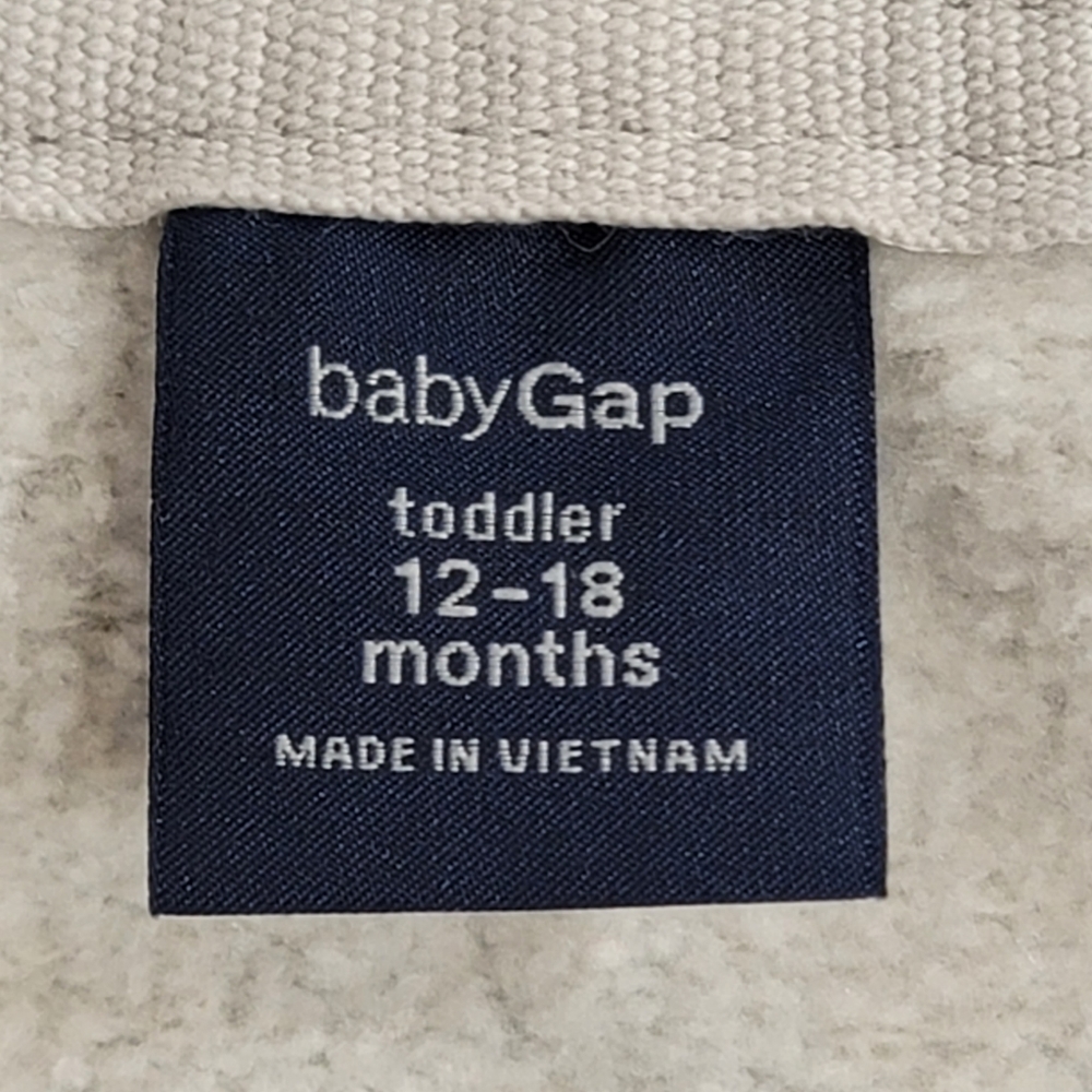 GAP Logo Zip Hoodie 12-18 Months - Picture 11 of 13